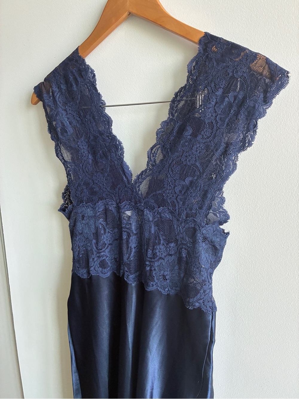 Vintage Lace Maxi Slip Dress - Picture 2 of 4